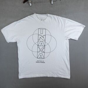 Inaka Power T Shirt White Graphic Tee Antatomy Of Inaka Size XL Streetwear